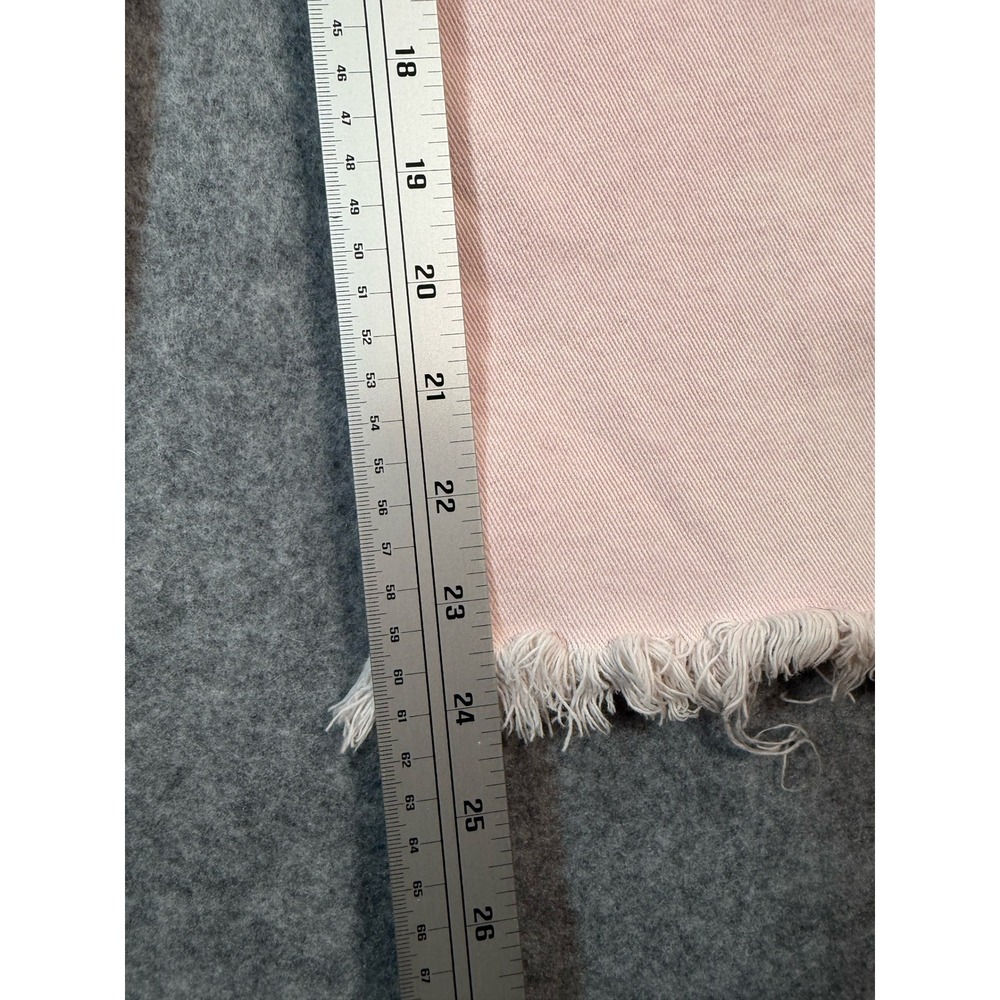 Risen Jeans Pink Acid Wash Wide Leg Raw Hem Cropped Jeans Size 9/29 - Picture 4 of 8